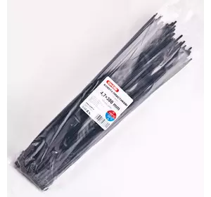 Хомуты пластиковые CARLIFE 4,8x380 мм Черные