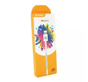 Кабель iKAKU KSC-332 YOUCHUANG charging data cable series for iphone, White, довжина 2м, 2,4А, BOX Кабель iKAKU KSC-332 YOUCHUANG charging data cable series for iphone, White, довжина 2м, 2,4А, BOX