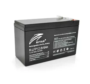 Аккумуляторная батарея Ritar LiFePO4 12,8V 6Ah (76,8Wh) BMS3A@4S  ( 150 x 65 x  95 (100) Q10 Аккумуляторная батарея Ritar LiFePO4 12,8V 6Ah (76,8Wh) BMS3A@4S  ( 150 x 65 x  95 (100) Q10
