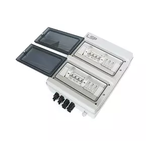 Комбінатор для сонячних систем V-TAC SLP-PV1000-S-2/2 (2 входи//2 виходи)(1000V 16A) (381 x 365 x 118) Комбінатор для сонячних систем V-TAC SLP-PV1000-S-2/2 (2 входи//2 виходи)(1000V 16A) (381 x 365 x 118)