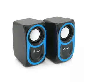 Колонки 2.0 Hotmai HN-88 USB+3.5mm, 2x3W, 20Hz-18KHz, з регулятором гучності, Blue/Red, BOX, Q24 Колонки 2.0 Hotmai HN-88 USB+3.5mm, 2x3W, 20Hz-18KHz, з регулятором гучності, Blue/Red, BOX, Q24