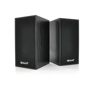 Колонки 2.0 Kisonli T-004  для ПК і ноутбука, USB + 3.5mm, 2x3W, 20Hz- 20KHz, Black, BOX, Q40 Колонки 2.0 Kisonli T-004  для ПК і ноутбука, USB + 3.5mm, 2x3W, 20Hz- 20KHz, Black, BOX, Q40