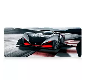 Килимок 300*700 тканинний Peugeot з боковою прошивкою, товщина 2 мм, Black, Пакет Килимок 300*700 тканинний Peugeot з боковою прошивкою, товщина 2 мм, Black, Пакет