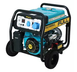 Генератор бензиновий FGL 10000LE, 1-фазний 230V, 50Hz, 10kVA/8kW, бак 28 л, витрата 3 л/год, пуск: ручний/стартер, 720х530х610 мм, 87 кг Генератор бензиновий FGL 10000LE, 1-фазний 230V, 50Hz, 10kVA/8kW, бак 28 л, витрата 3 л/год, пуск: ручний/стартер, 720х530х610 мм, 87 кг