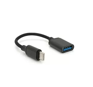 Перехідник KIN KY-242 USB2.0(AF) OTG - Type-C(M), 0.15m, Black, Box Перехідник KIN KY-242 USB2.0(AF) OTG - Type-C(M), 0.15m, Black, Box