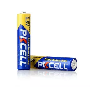 Батарейка сольова PKCELL 1.5V AAA / R03, 2 штуки shrink ціна за shrink, Q20/600