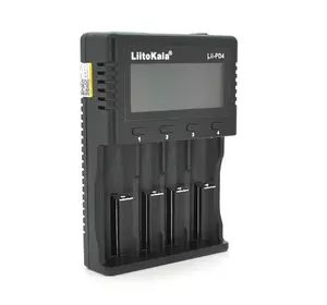 ЗУ універсальне Liitokala PD4, 4 канали, LCD дисплей, підтримує Li-ion, Ni-MH та Ni-Cd AA (R6), ААA (R03), AAAA, С (R14) ЗУ універсальне Liitokala PD4, 4 канали, LCD дисплей, підтримує Li-ion, Ni-MH та Ni-Cd AA (R6), ААA (R03), AAAA, С (R14)